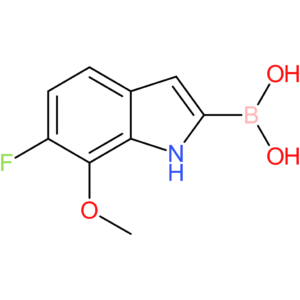 (6-fluoro-7-methoxy-1h-indol-2-yl)boronic acid