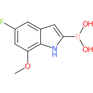 (5-fluoro-7-methoxy-1h-indol-2-yl)boronic acid