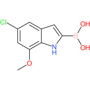 (5-chloro-7-methoxy-1h-indol-2-yl)boronic acid