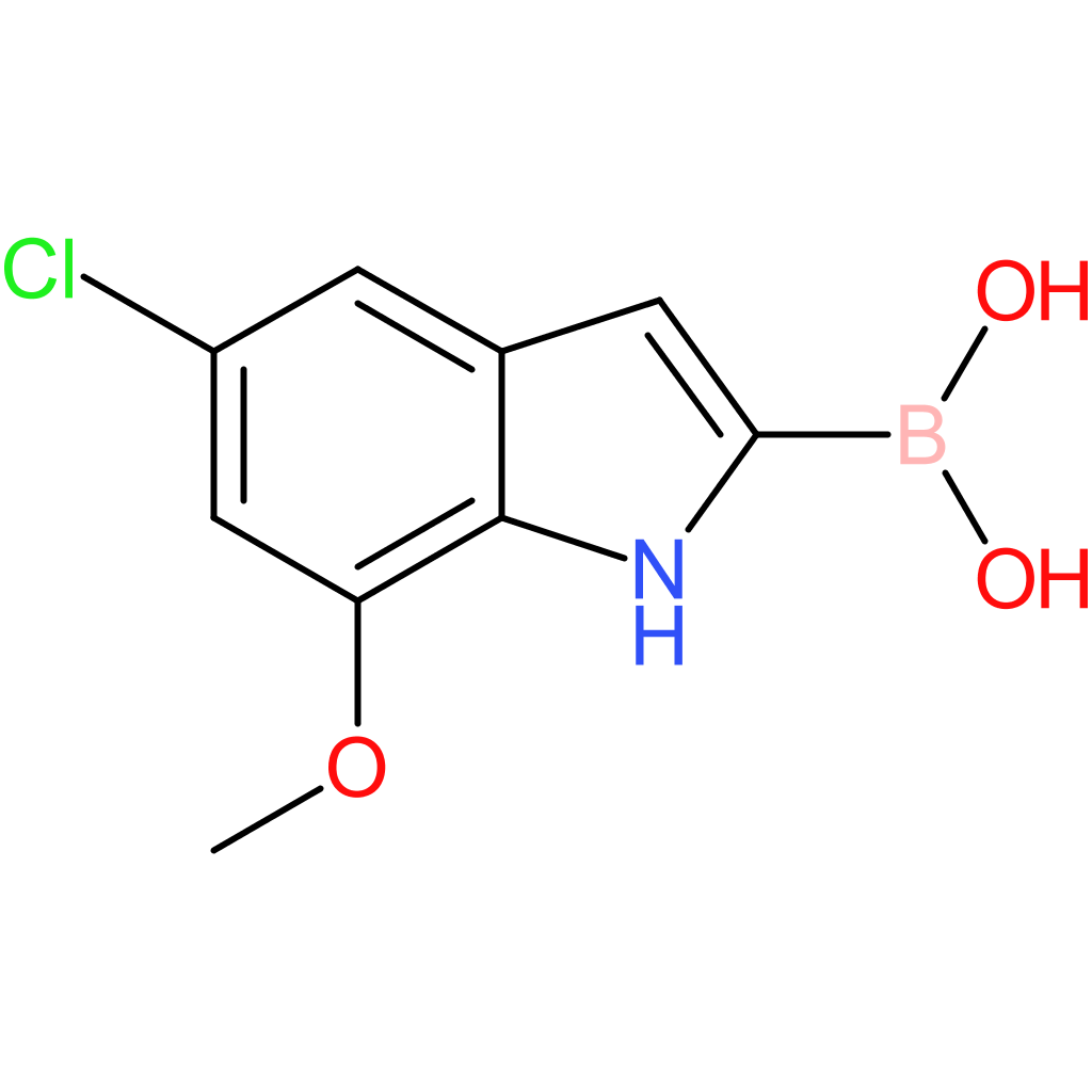 (5-chloro-7-methoxy-1h-indol-2-yl)boronic acid