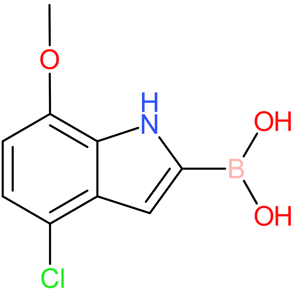 (4-chloro-7-methoxy-1h-indol-2-yl)boronic acid