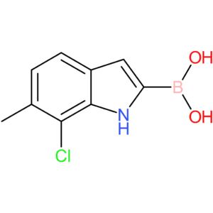 (7-chloro-6-methyl-1h-indol-2-yl)boronic acid