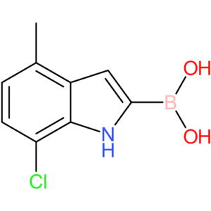 (7-chloro-4-methyl-1h-indol-2-yl)boronic acid