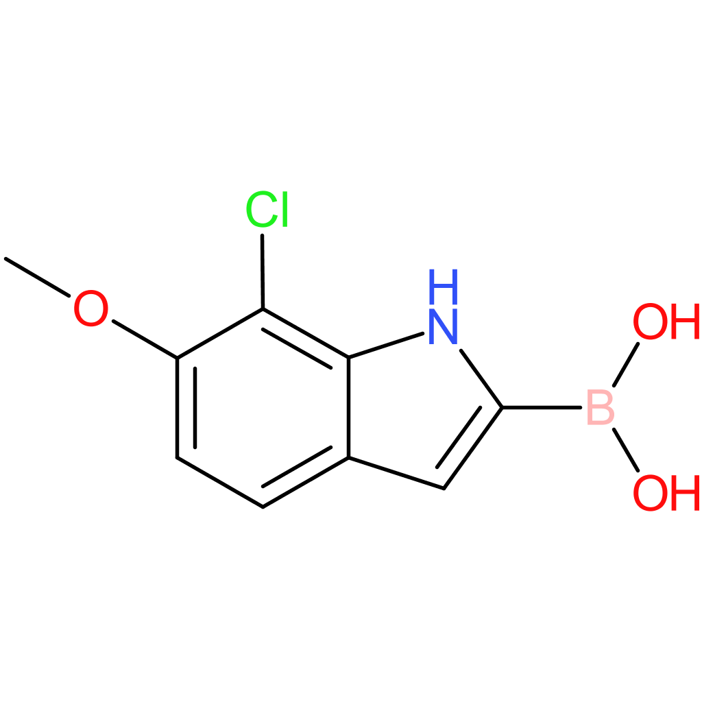 (7-chloro-6-methoxy-1h-indol-2-yl)boronic acid