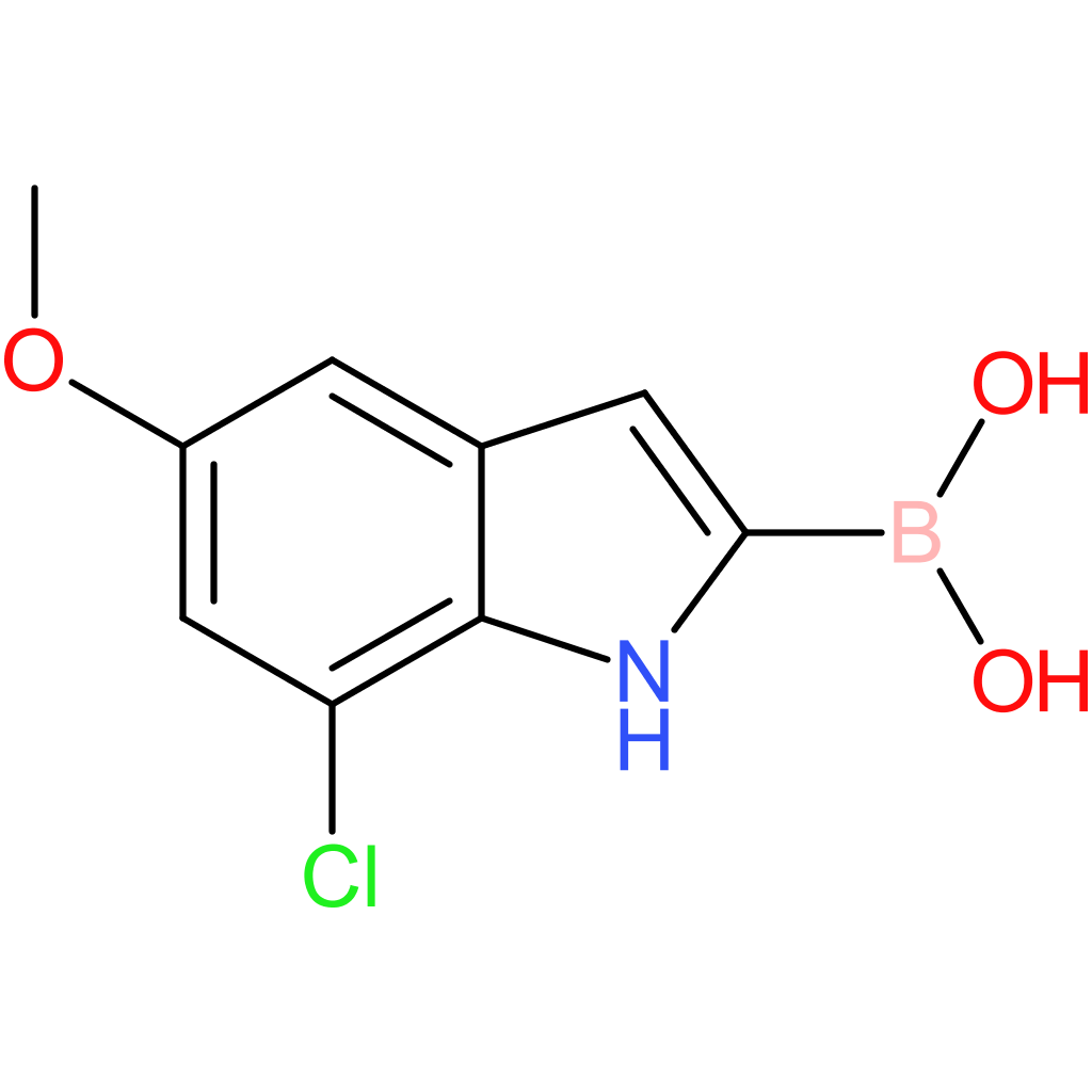 (7-chloro-5-methoxy-1h-indol-2-yl)boronic acid