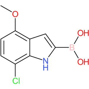 (7-chloro-4-methoxy-1h-indol-2-yl)boronic acid
