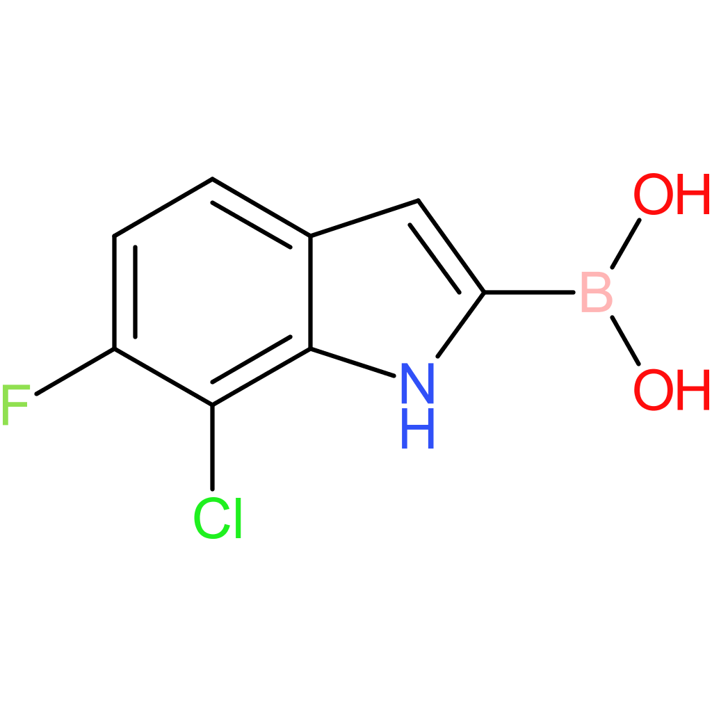 (7-chloro-6-fluoro-1h-indol-2-yl)boronic acid