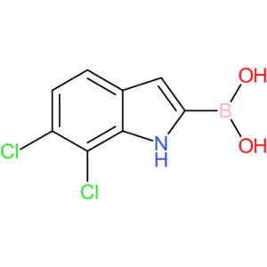 (6,7-dichloro-1h-indol-2-yl)boronic acid