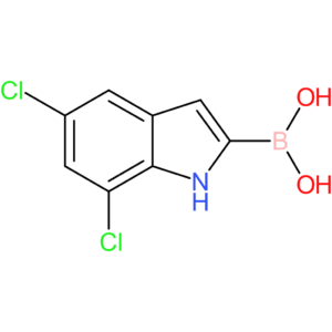 (5,7-dichloro-1h-indol-2-yl)boronic acid