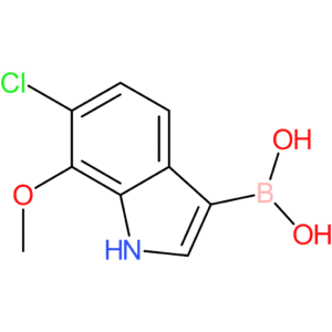 (6-chloro-7-methoxy-1h-indol-3-yl)boronic acid