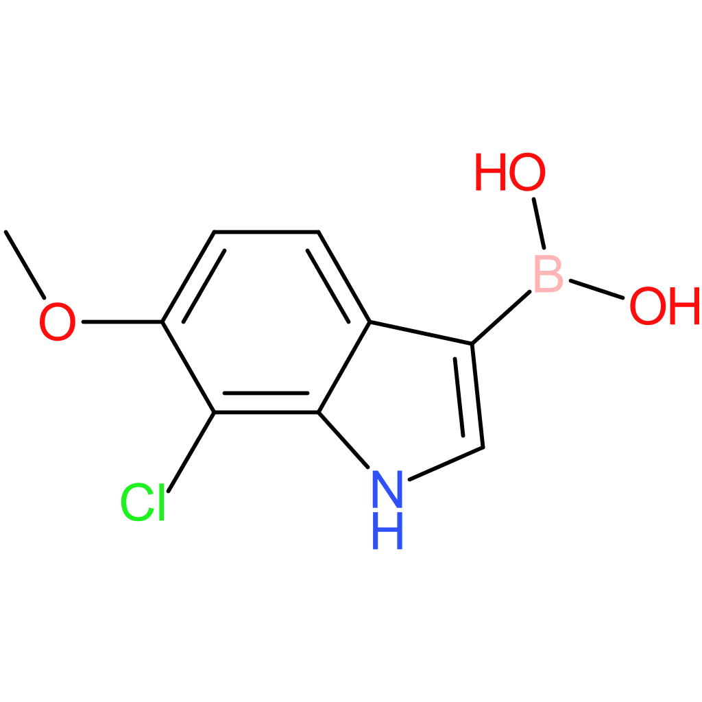 (7-chloro-6-methoxy-1h-indol-3-yl)boronic acid