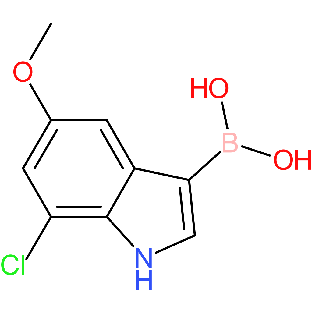 (7-chloro-5-methoxy-1h-indol-3-yl)boronic acid