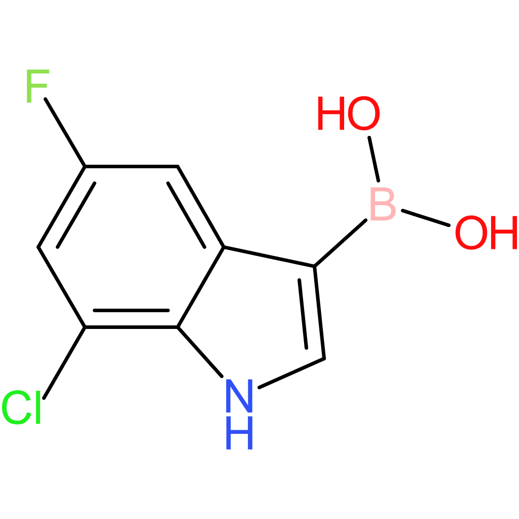(7-chloro-5-fluoro-1h-indol-3-yl)boronic acid