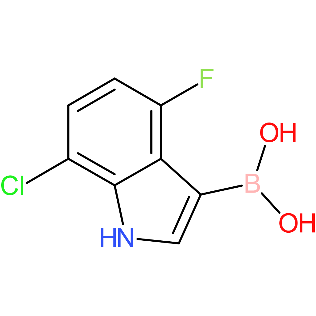 (7-chloro-4-fluoro-1h-indol-3-yl)boronic acid
