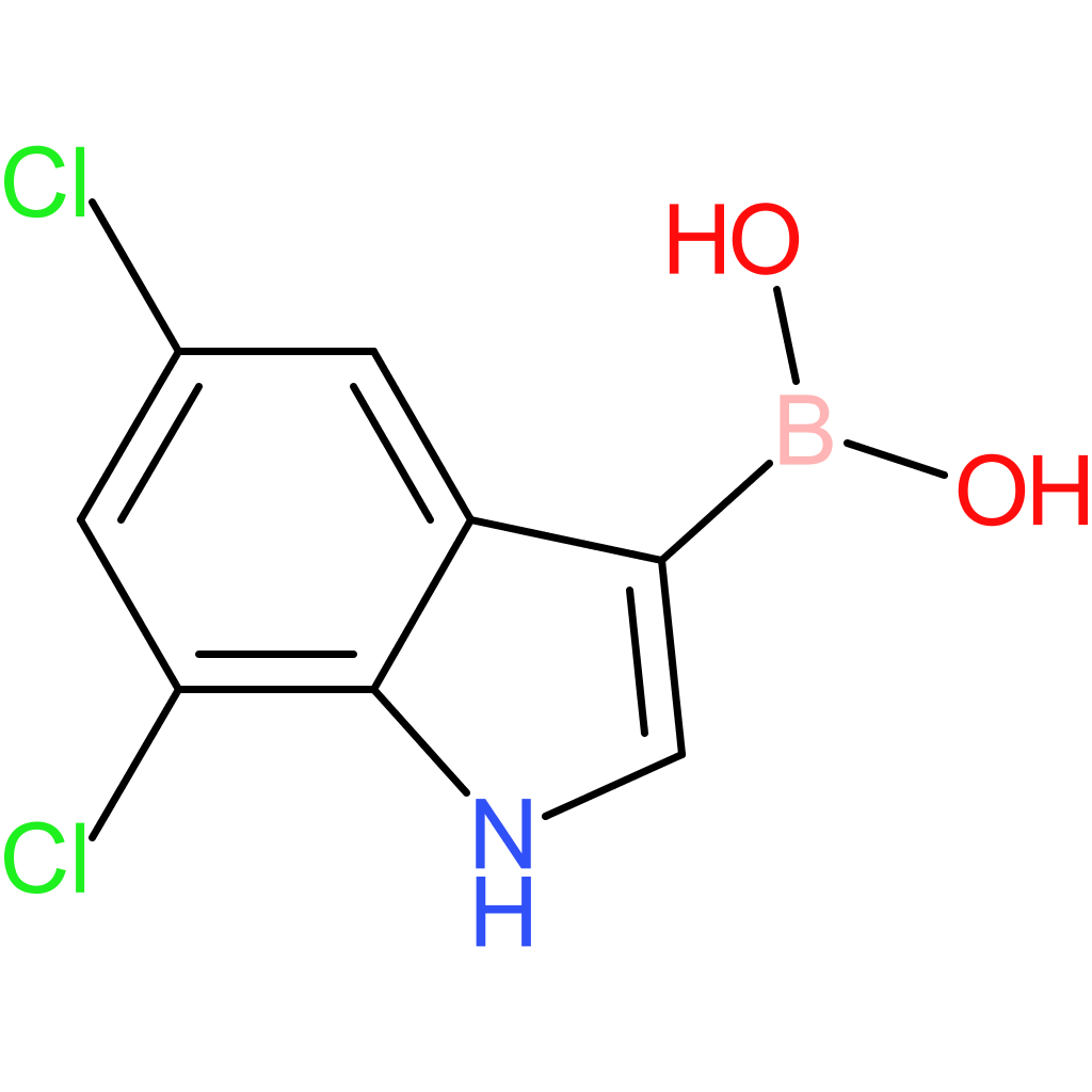(5,7-dichloro-1h-indol-3-yl)boronic acid