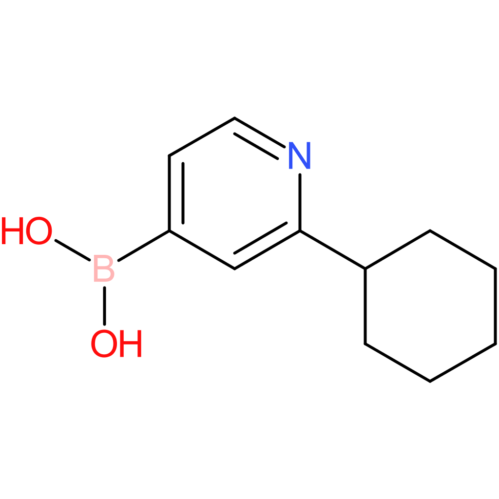2-(cyclohexyl)pyridine-4-boronic acid