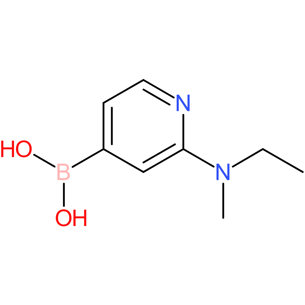 2-(methylethylamino)pyridine-4-boronic acid