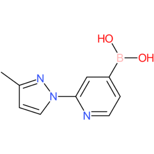 2-(3-methyl-1h-pyrazol-1-yl)pyridine-4-boronic acid