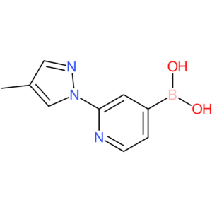 2-(4-methyl-1h-pyrazol-1-yl)pyridine-4-boronic acid