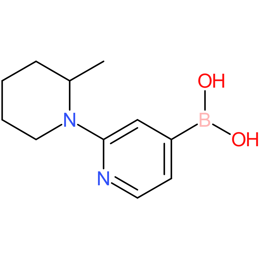2-(2-methylpiperidin-1-yl)pyridine-4-boronic acid
