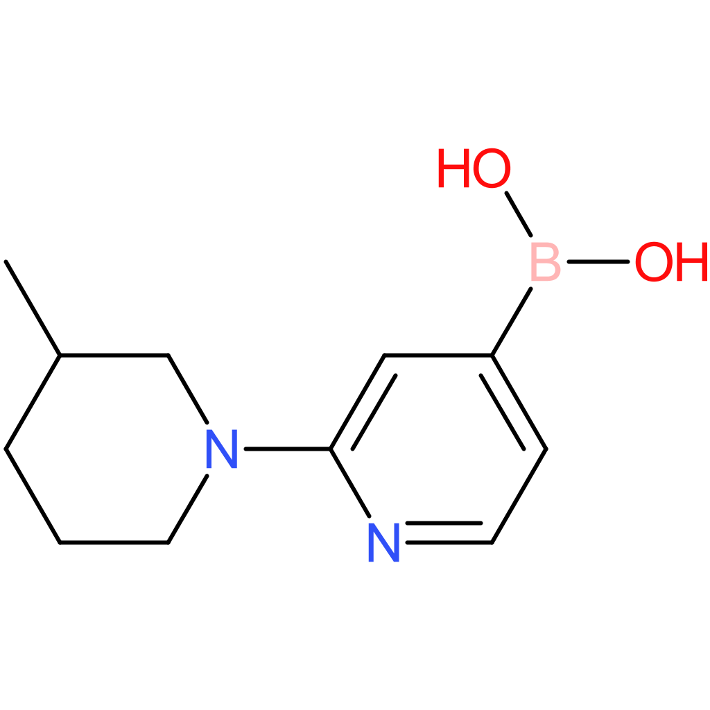 2-(3-methylpiperidin-1-yl)pyridine-4-boronic acid