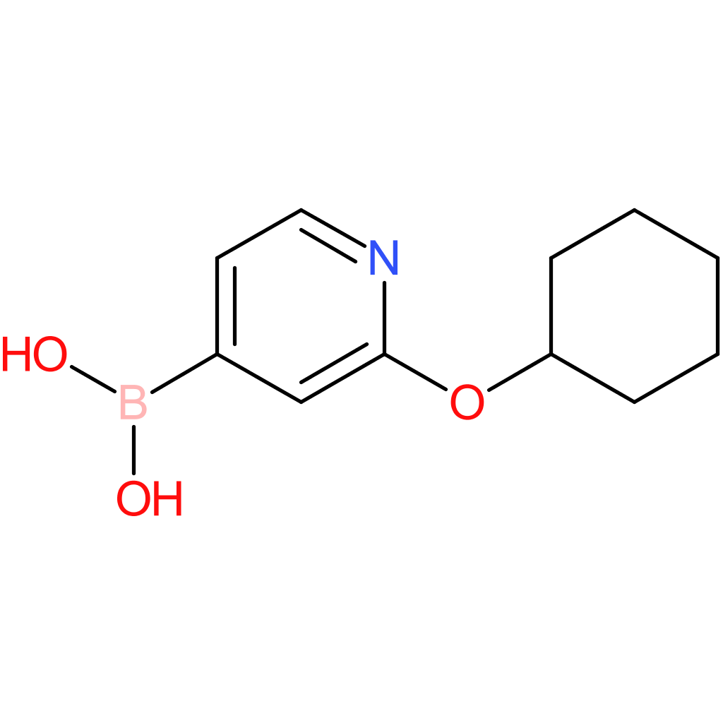 2-(cyclohexyloxy)pyridine-4-boronic acid