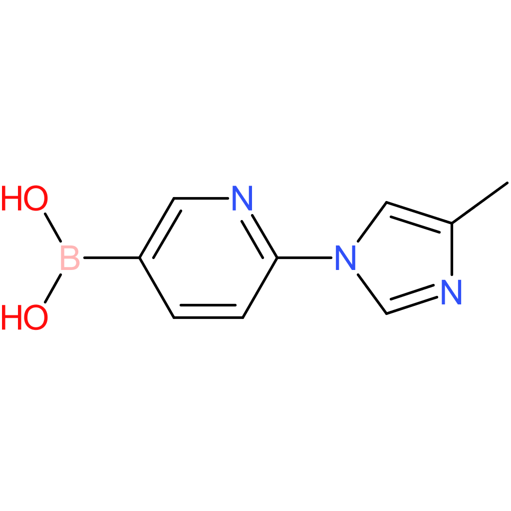 2-(4-methylimidazol-1-yl)pyridine-5-boronic acid