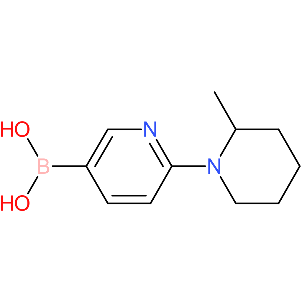 2-(2-methylpiperidin-1-yl)pyridine-5-boronic acid