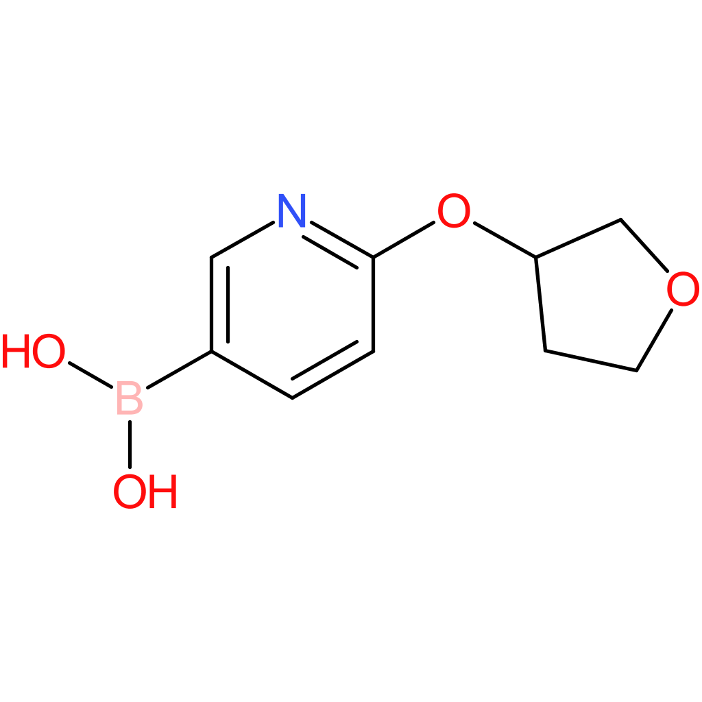 2-(tetrahydrofuran-3-yloxy)pyridine-5-boronic acid