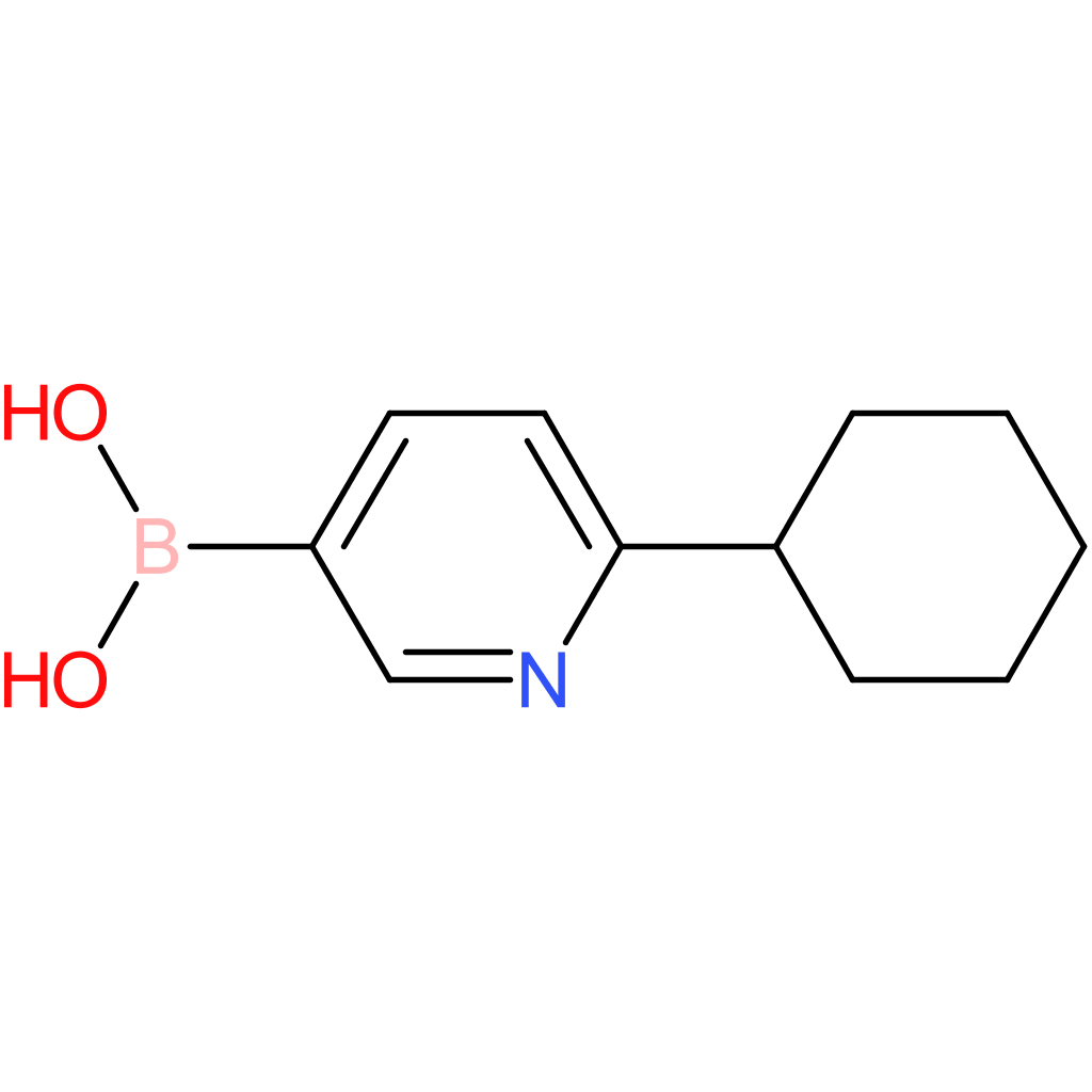2-(cyclohexyl)pyridine-5-boronic acid