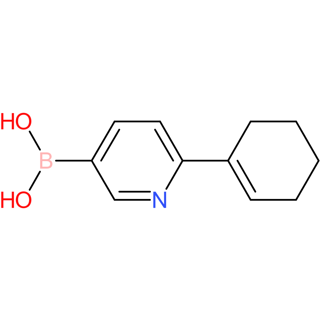 2-(cyclohexeyl)pyridine-5-boronic acid