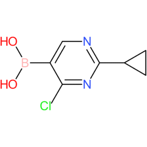 4-chloro-2-(cyclopropyl)pyrimidine-5-boronic acid