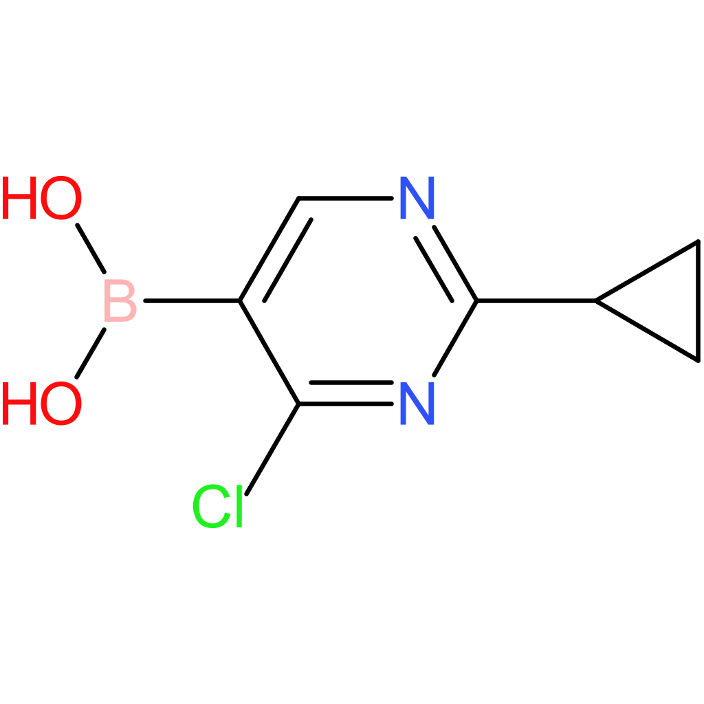 4-chloro-2-(cyclopropyl)pyrimidine-5-boronic acid