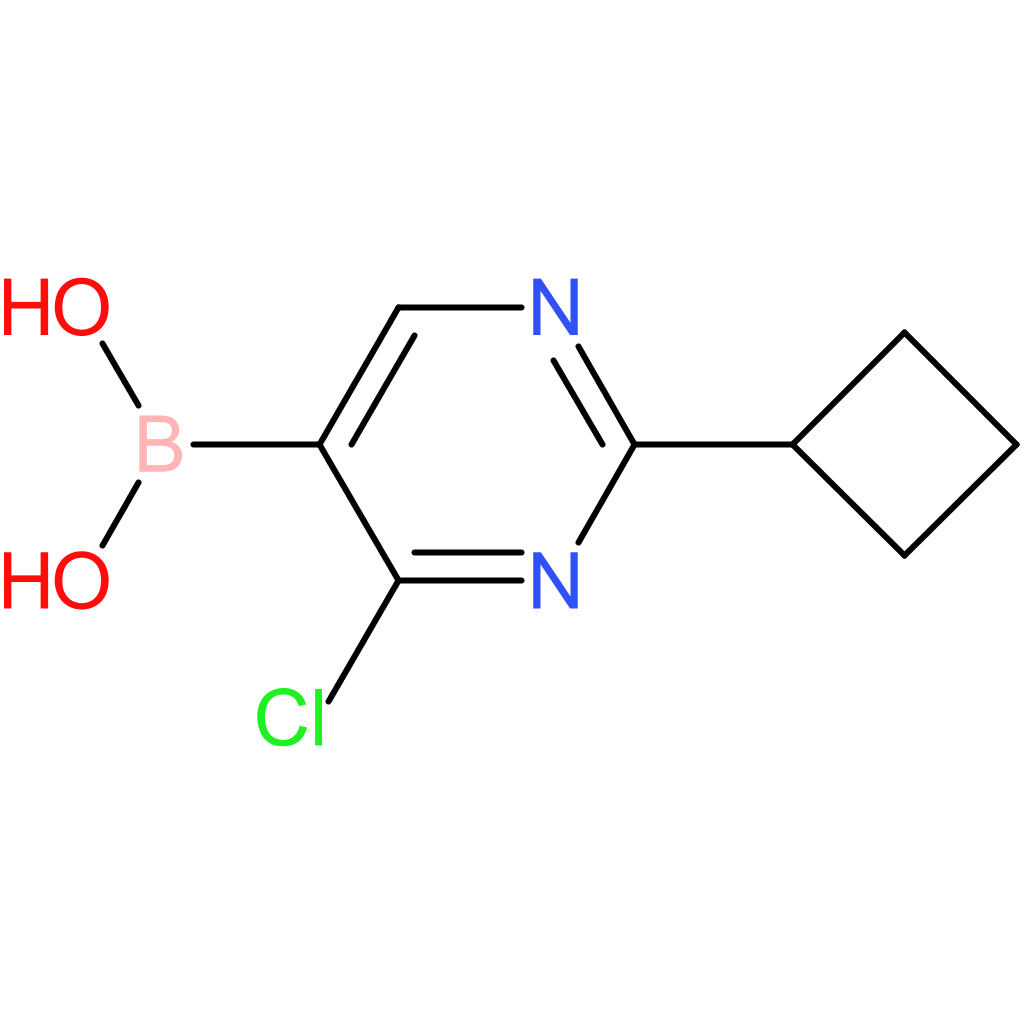 4-chloro-2-(cyclobutyl)pyrimidine-5-boronic acid