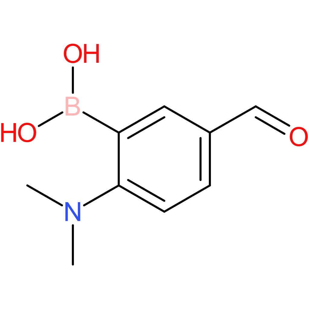 6-dimethylamino-3-formyl-1-phenyl boronic acid