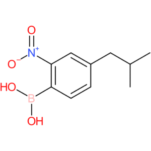 4-isobutyl-2-nitrophenylboronic acid