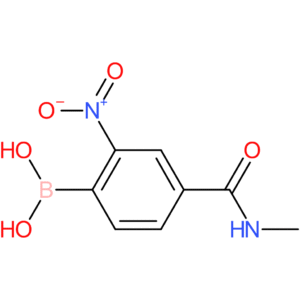 4-(methylcarbamoyl)-2-nitrophenylboronic acid