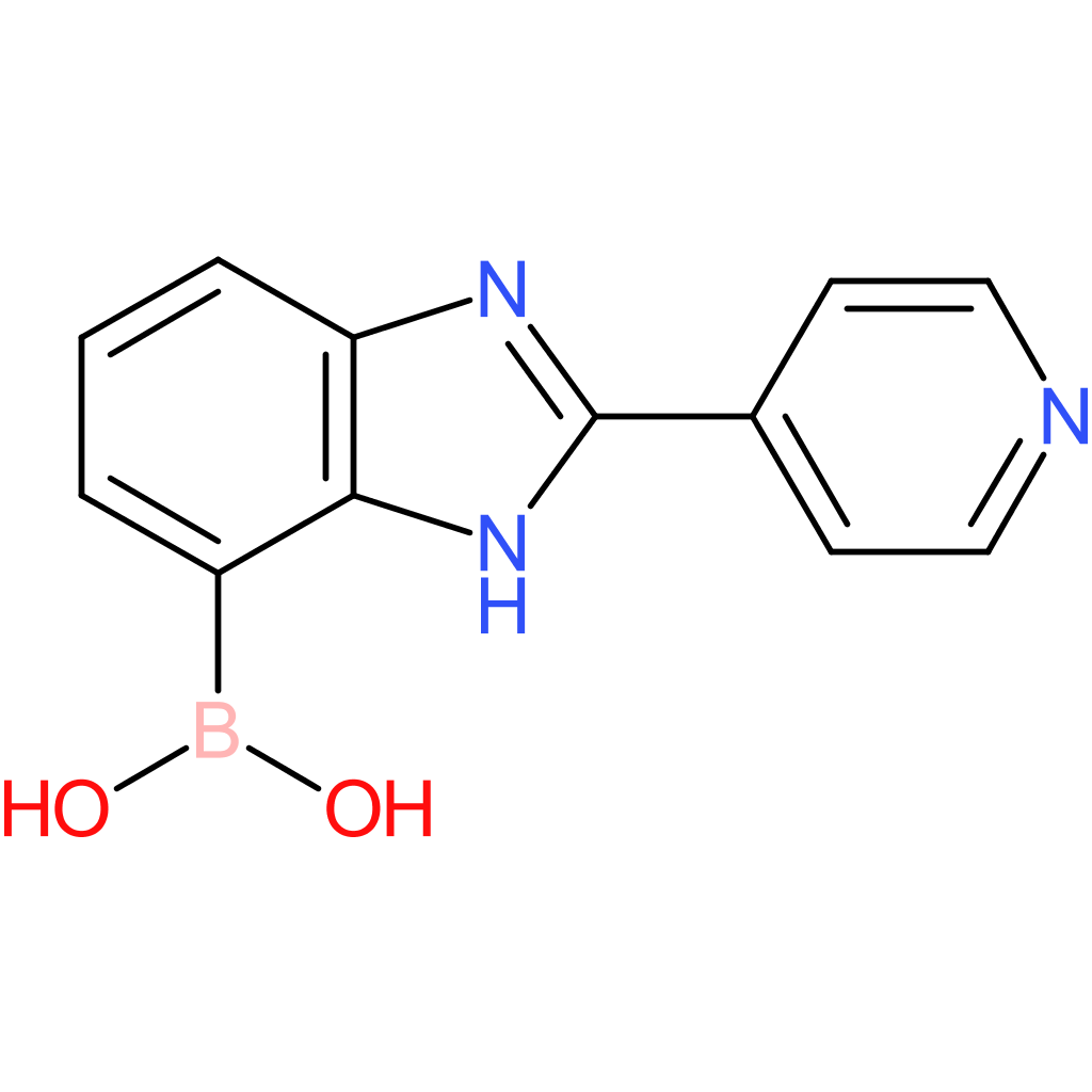 2-(pyridin-4-yl)-1h-benzo[d]imidazol-7-ylboronic acid