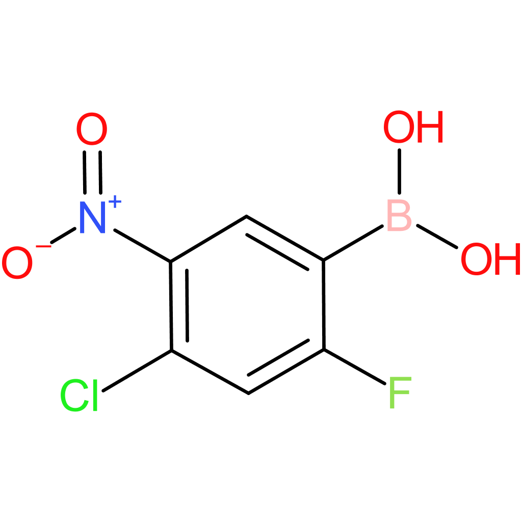 boronic acid, (4-chloro-2-fluoro-5-nitrophenyl)-