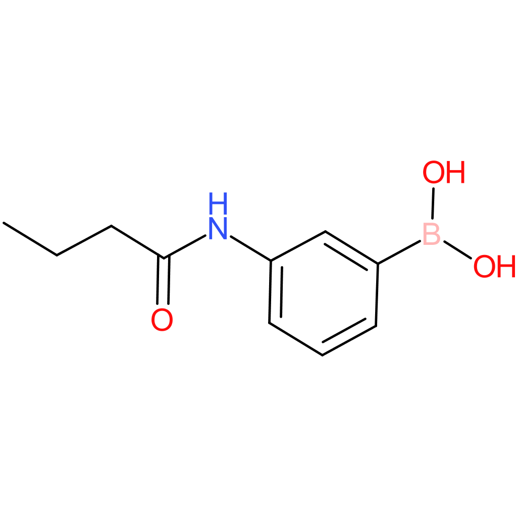 boronic acid, [3-[(1-oxobutyl)amino]phenyl]-
