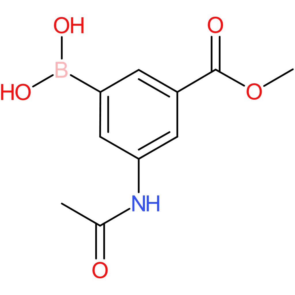 benzoic acid, 3-(acetylamino)-5-borono-, 1-methyl ester