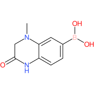 boronic acid, (1,2,3,4-tetrahydro-4-methyl-2-oxo-6-quinoxalinyl)-