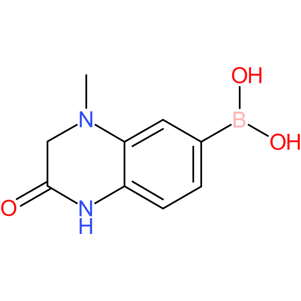 boronic acid, (1,2,3,4-tetrahydro-4-methyl-2-oxo-6-quinoxalinyl)-