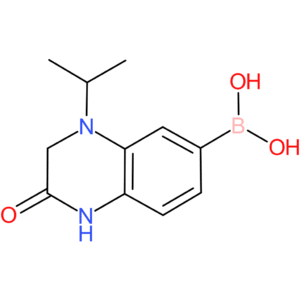 boronic acid, [1,2,3,4-tetrahydro-4-(1-methylethyl)-2-oxo-6-quinoxalinyl]-