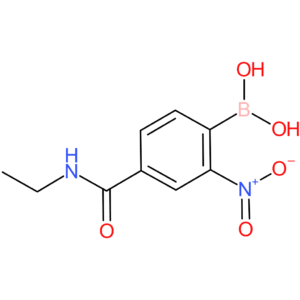 boronic acid, [4-[(ethylamino)carbonyl]-2-nitrophenyl]-