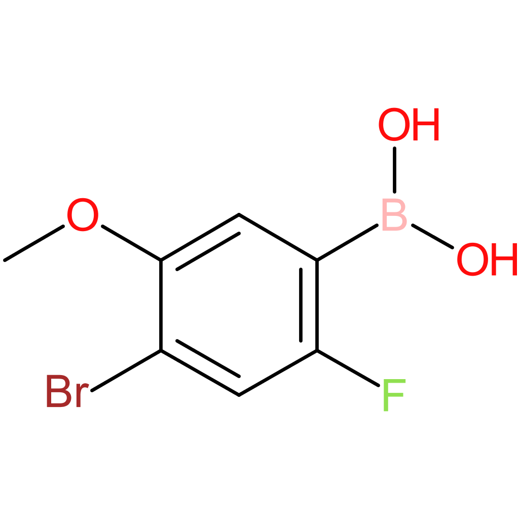 boronic acid, (4-bromo-2-fluoro-5-methoxyphenyl)-
