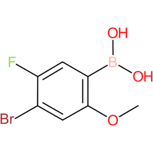 (4-bromo-5-fluoro-2-methoxyphenyl)boronic acid