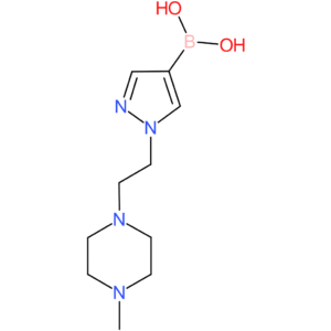 boronic acid, b-[1-[2-(4-methyl-1-piperazinyl)ethyl]-1h-pyrazol-4-yl]-