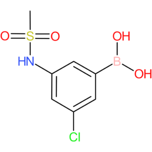 boronic acid, b-[3-chloro-5-[(methylsulfonyl)amino]phenyl]-