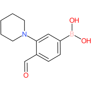 boronic acid, b-[4-formyl-3-(1-piperidinyl)phenyl]-